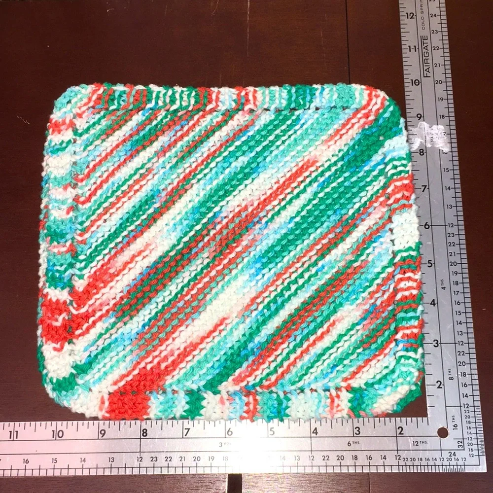Handmade Organic Cotton Washcloth Duo